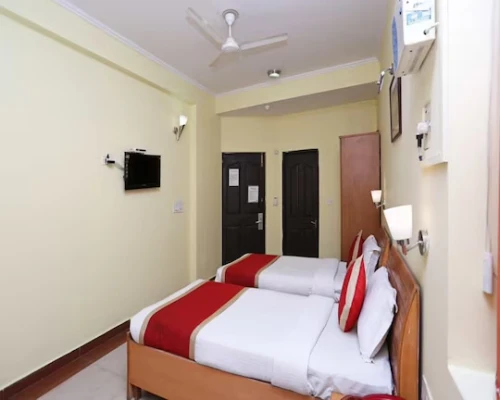 hotel with party hall in tulsi chowk, haridwar - the byke sun hotel haridwar