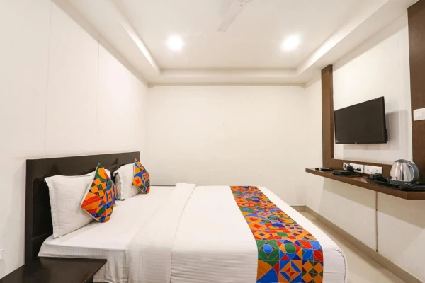 family hotel with pool in gachibowli, hyderabad - beestay by monday hotels gachibowli