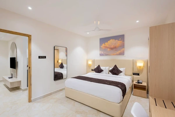 hotel stay in elysium premier suites hyderabad