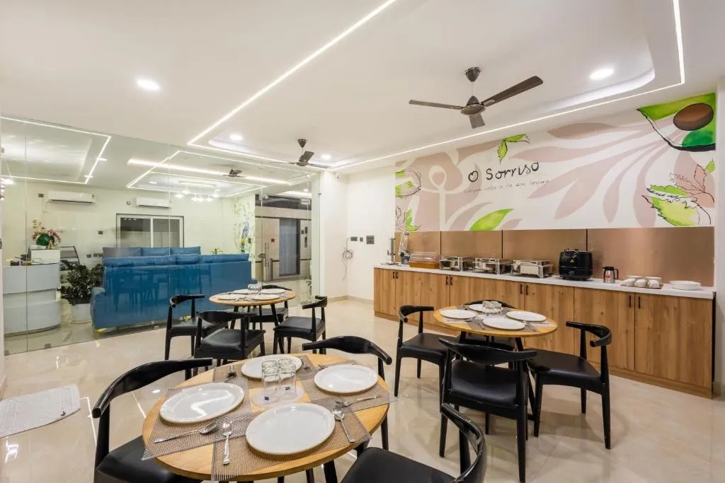 hotel with free parking in madhapur, hyderabad - elysium studio suites