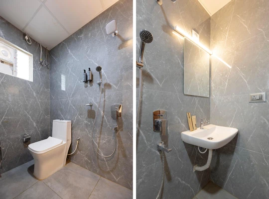 hotel with bar in madhapur, hyderabad - elysium studio suites