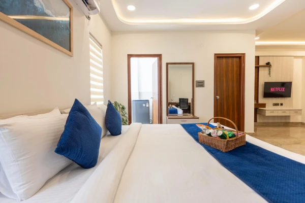 online room booking in madhapur, hyderabad - elysium studio suites