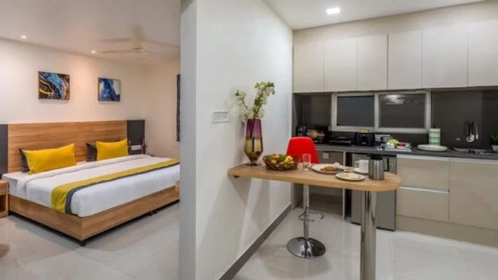 hotel with gym in madhapur, hyderabad - hotel eminent suites