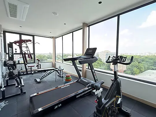 hotel with gym in shamshabad, hyderabad - hotel kyzen - shamshabad airport