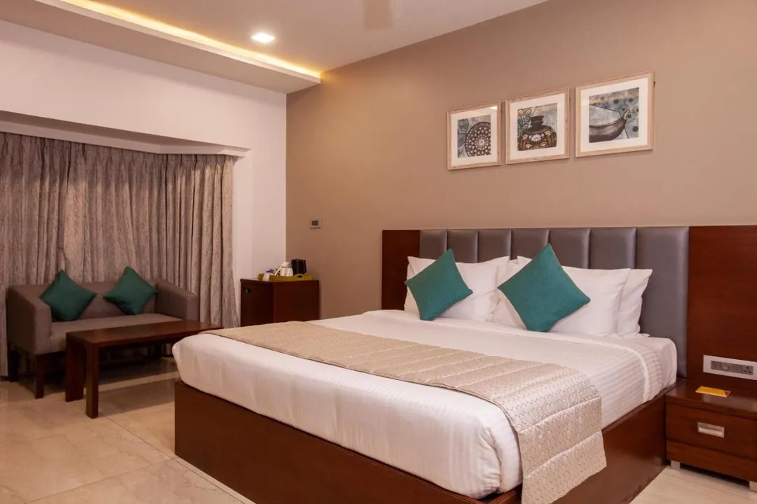 family hotel with pool in jubilee hills, hyderabad - mango suites viera hyderabad