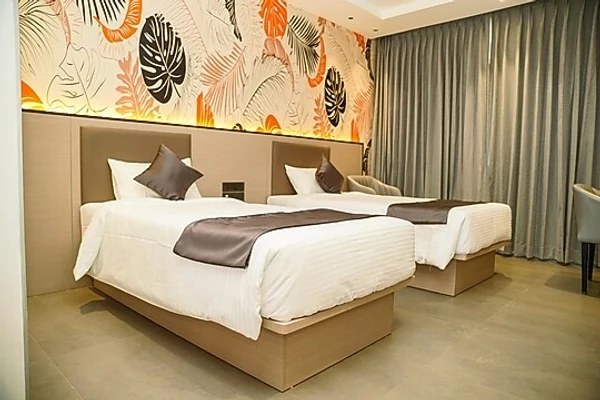 hotel with bar in miyapur, hyderabad - the knr terrace boutique hotel