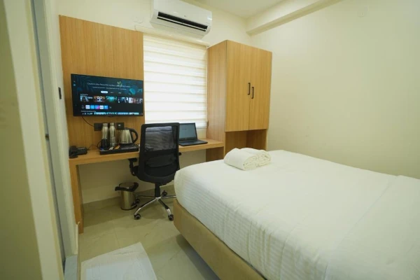 hotel with swimming pool in kukatpally, hyderabad - yvk grand inn