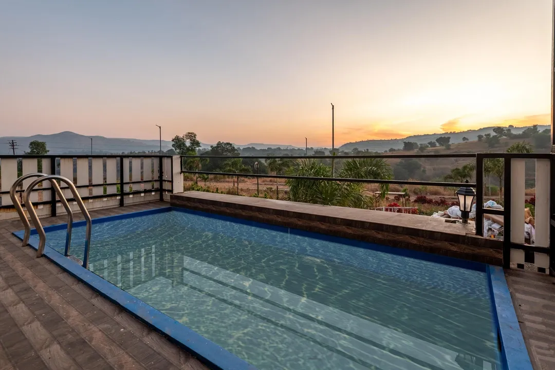 hotel in mundhegaon, igatpuri for family - elivaas white house 7-bhk villa with outdoor pool & hill views