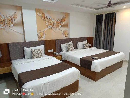 hotel with party hall in scheme 114, indore - hotel million star by oyteo