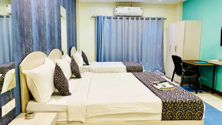 hotel with free parking in vijay nagar, indore - hotel ramaya inn