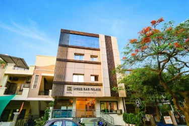 hotel with free parking in mahalakshmi nagar, indore - hotel shree ram palace
