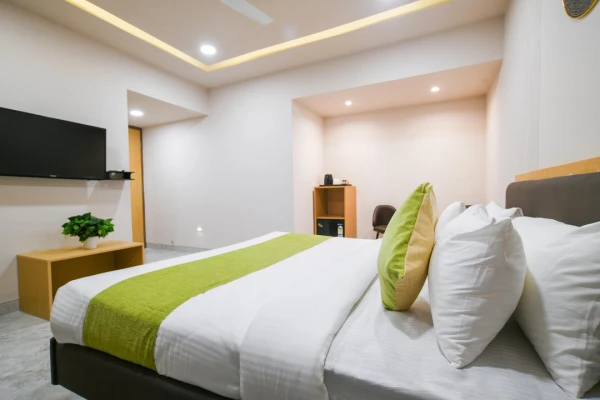 family hotel with pool in sudama nagar, indore - the byke express gopur square indore