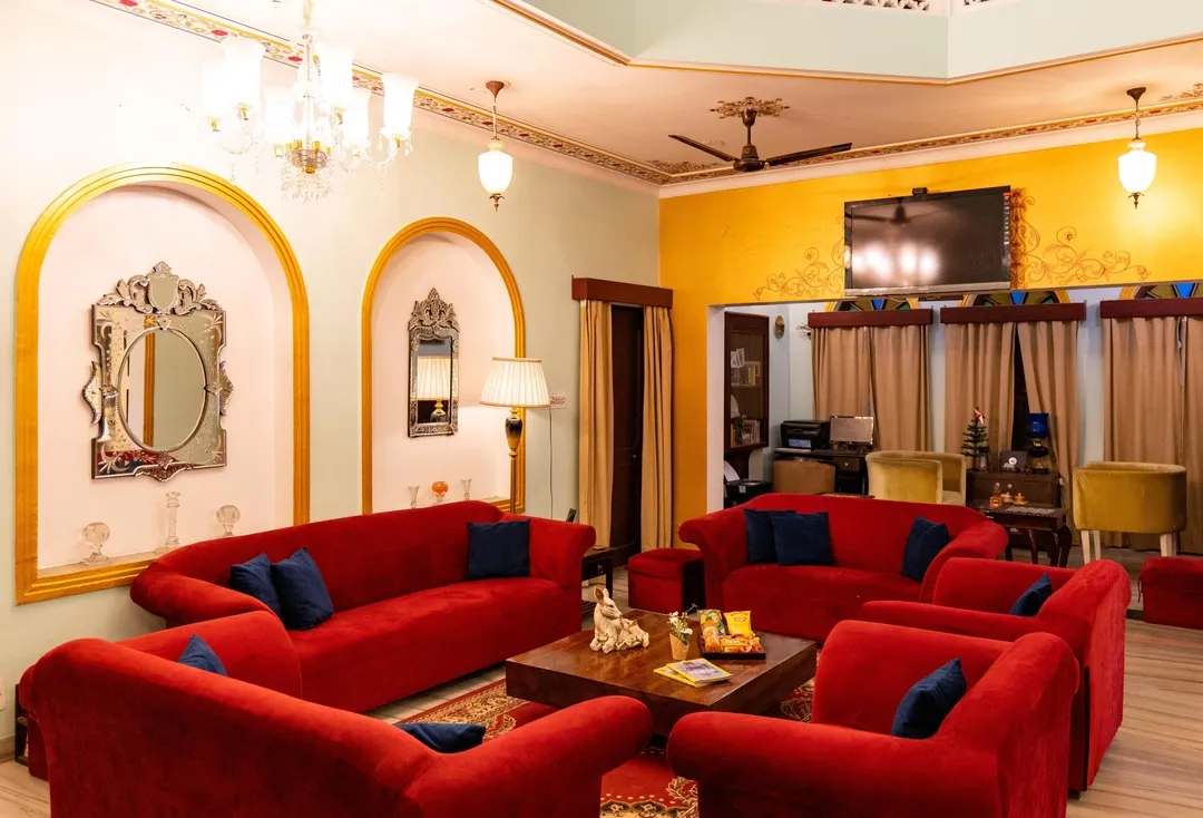hotel with gym in new colony, jaipur - alaya stays bassi house 4 bhk villa with sit out area