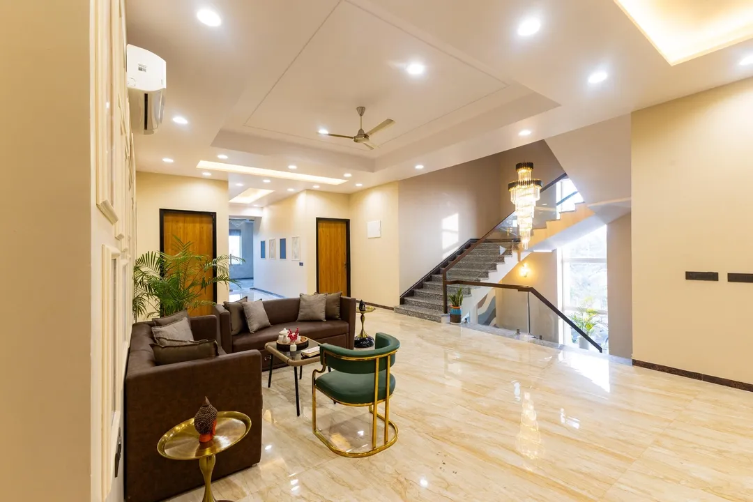 hotel near jaipur airport - elivaas abhinandan farm 7 bhk villa