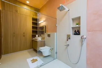 hotel near jaipur airport - elivaas nature 95 4 bhk villa with private pool