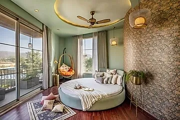 hotel with banquet hall in gunawata, jaipur - elivaas noah's ark 3 bhk villa with pvt pool, garden & gazebo