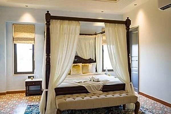 family hotel with pool in sumel, jaipur - elivaas the kanota retreat luxury 4 bhk villa with private pool