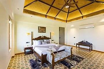 online room booking in sumel, jaipur - elivaas the kanota retreat luxury 4 bhk villa with private pool