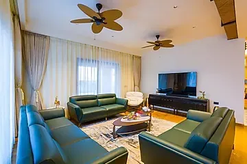 hotel with gym in sumel, jaipur - elivaas the kanota retreat luxury 4 bhk villa with private pool