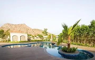 budget hotel in kukas, jaipur - elivaas villa fiorita 3 bhk villa with private pool