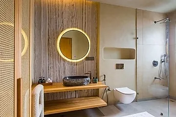 hotel with party hall in kukas, jaipur - elivaas villa fiorita 3 bhk villa with private pool