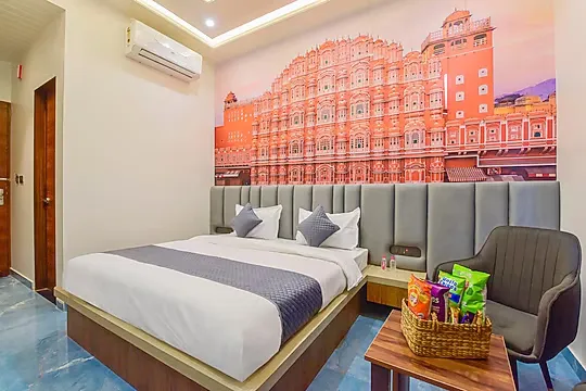hotel near jaipur airport - hotel starlink by the nine hotel