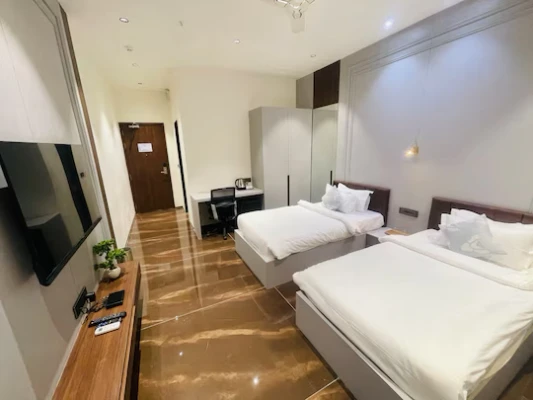 hotel with meeting room in mithoi, jamnagar - hotel vits jamnagar