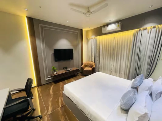 hotel with party hall in mithoi, jamnagar - hotel vits jamnagar