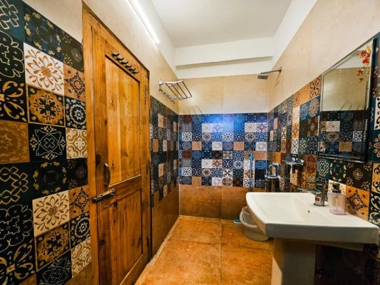 3 star hotel in gadagushaini, jibhi - young monk cafe jibhi