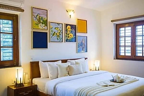 hotel near jim corbett airport - alaya stays farm naturelle  3 bhk farmhouse with garden