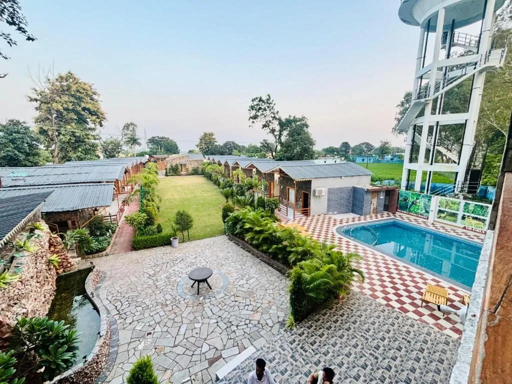 low price resort in corbett national park, jim corbett - the dhela jungle resort