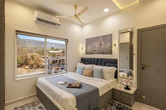 hotel with bar in jambrung, karjat - alaya stays soulskape 4 bhk villa with pool , sit out and terrace