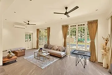 hotel in jambrung, karjat for family - elivaas heavenly homes 2 bhk villa with pvt pool & hill views