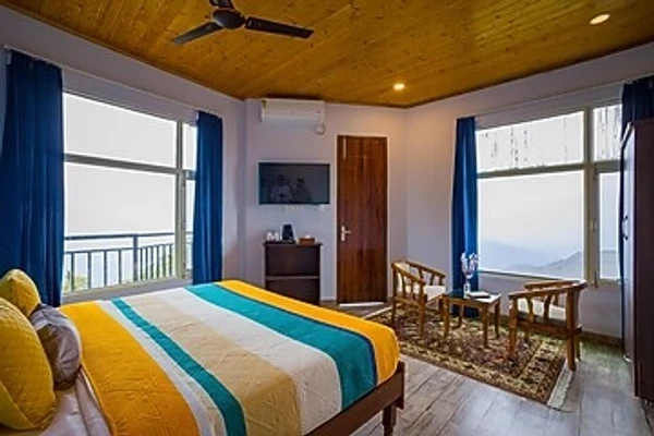 hotel room booking in nahari, kasauli - alaya stays archee's villa 6 bhk with gaming zone, attic and 360 mountain views