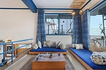 jacuzzi hotel in dharampur, kasauli - alaya stays cloudcatcher 4 bhk villa with outdoor seating & valley view
