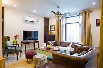 hotel in nahari, kasauli for couples - alaya stays kasauli woods cottage 3 bhk villa with outdoor lounge