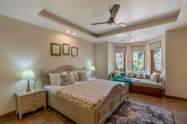 hotel with gym in nahari, kasauli - elivaas fleur de lis 4 bhk villa with attic and garden kasauli