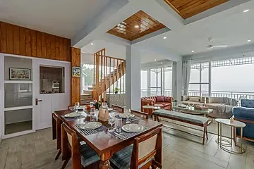 hotel near kasauli airport - elivaas goldencrest 6 bhk villa nestled in the hillside of kasauli