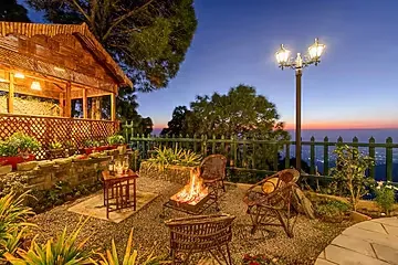 hotel near kasauli airport - elivaas ivory ridge 9 bhk cliffside villa with picturesque view