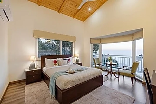 jacuzzi hotel in nahari, kasauli - elivaas ivory ridge 9 bhk cliffside villa with picturesque view