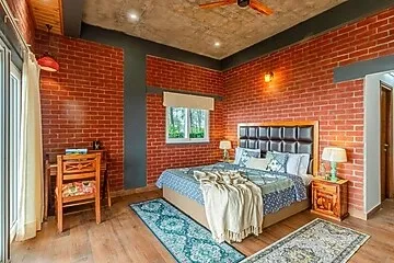 hotel with swimming pool in nahari, kasauli - elivaas ivory ridge 9 bhk cliffside villa with picturesque view