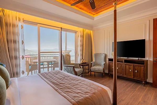 hotel room booking in nahari, kasauli - elivaas prive the royce daisy ultra luxe 4 bhk villa with private pool kasauli