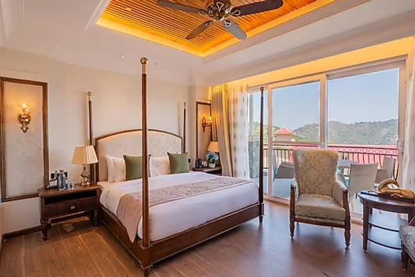 family hotel with pool in nahari, kasauli - elivaas prive the royce daisy ultra luxe 4 bhk villa with private pool kasauli