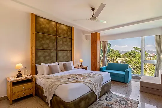 budget hotel in old kasol, kasol - alaya stays livlife 2bhk with entertainment room , restro & garden kasauli