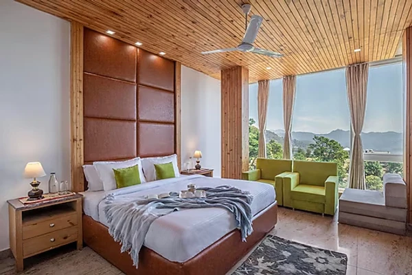 hotel near kasol airport - alaya stays livlife 2bhk with entertainment room , restro & garden kasauli