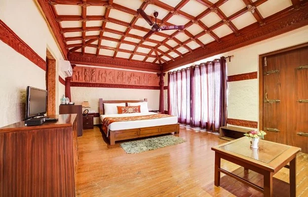 resort in assam trunk road, kaziranga with jacuzzi - summit green village resort, kaziranga