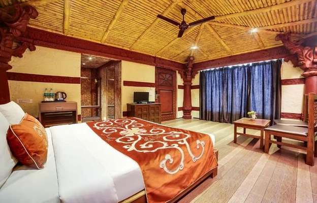 best resort in assam trunk road, kaziranga for couples - summit green village resort, kaziranga