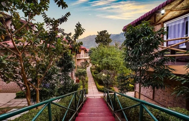 resort in assam trunk road, kaziranga - summit green village resort, kaziranga