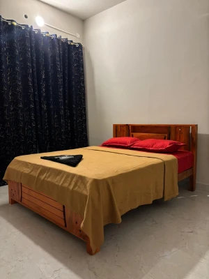 homestay in raja road, kovallam with kitchen - md couple stay