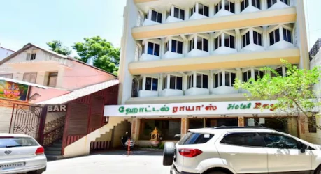 family hotel with pool in valayapettai, kumbakonam - hotel rayas annexe 1